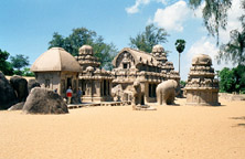 Image of Pallava Temple at
 Mamallapuram