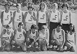 High school cross crountry team