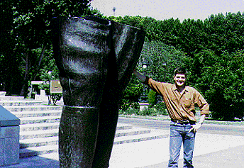Photo with Reza Shah's Legs