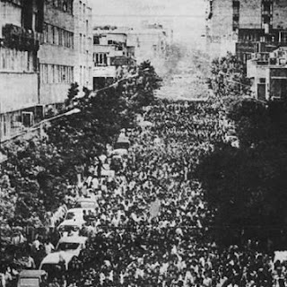 The only film clip about 20th of June 1981 demonstration and the censorship of Banisadr