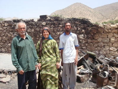 Baha'i homes set on fire
