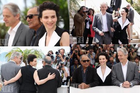 CANNES: Photo Call for Kiarostami, Binoche and Shimell and New Teasers/Trailer 