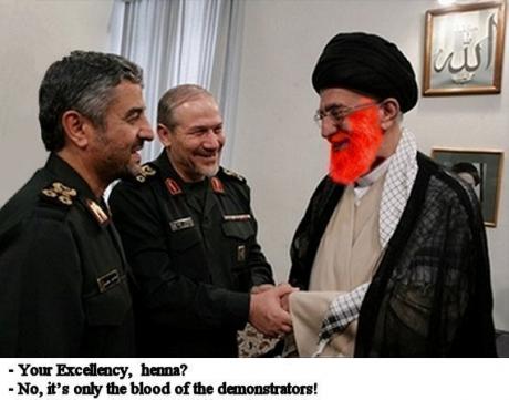 When Khamenei meets his top thugs!