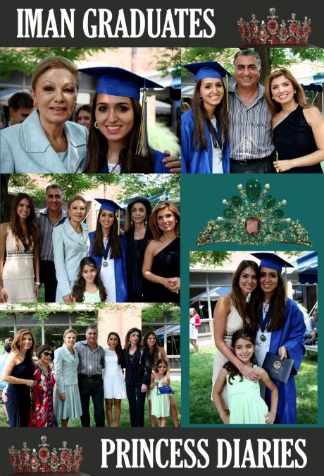 Princess Iman Pahlavi's High School Graduation Photos