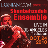 Shanbehzadeh Ensemble - Oct 24th - For the 1st time in LA! 