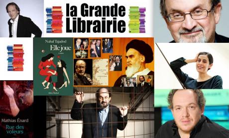 LA GRANDE LIBRAIRIE: Salman Rushdie, Nahal Tajadod and Mathias Enard
