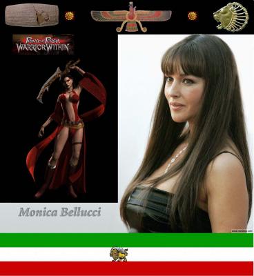 A PERSIAN PRINCESS: Monica Bellucci on Prince of Persia 