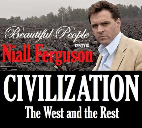  Niall Ferguson promotes "Civilization: The West and the Rest"  on Indian TV 