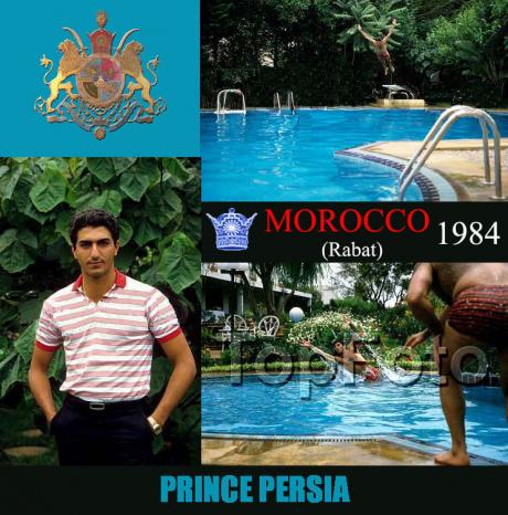 PRINCE OF PERSIA: Crown Prince Reza Spending Summer in Rabat, Morocco (1984)