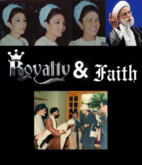 ROYALTY AND FAITH:Ayatollah Jannati Kisses Shahbanou Farah's Hand (1970's)