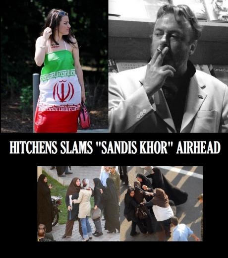 Christopher Hitchens Slams Women's Comments on Islam &  Freedom under IRI