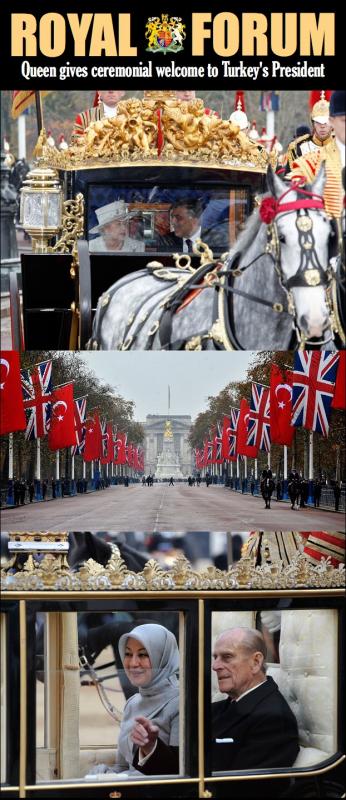 Queen Elizabeth II  Welcomes Turkish President Gul With Pomp and Circumstance