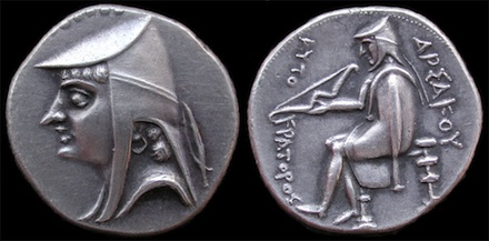 Parthian Coin of Arsaces I