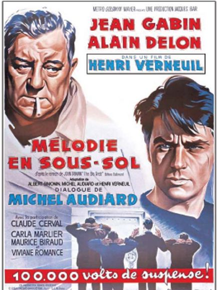 PERSIAN DUBBING: Alain Delon in "Mélodie en sous-sol" (1963)