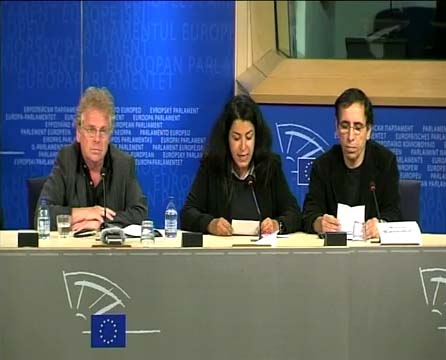 Satrapi-Makhmalbaf Joint Conference EU Parliament Brussels (06-17-09)