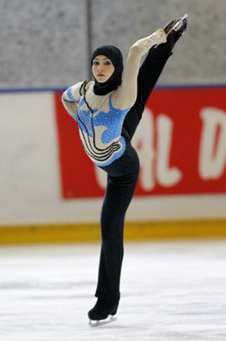 Emirati figure skater Zara Lahri