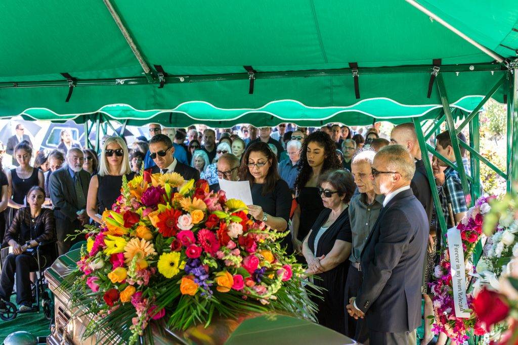 Funeral of Mahboobeh Zamani June 17, 2017.