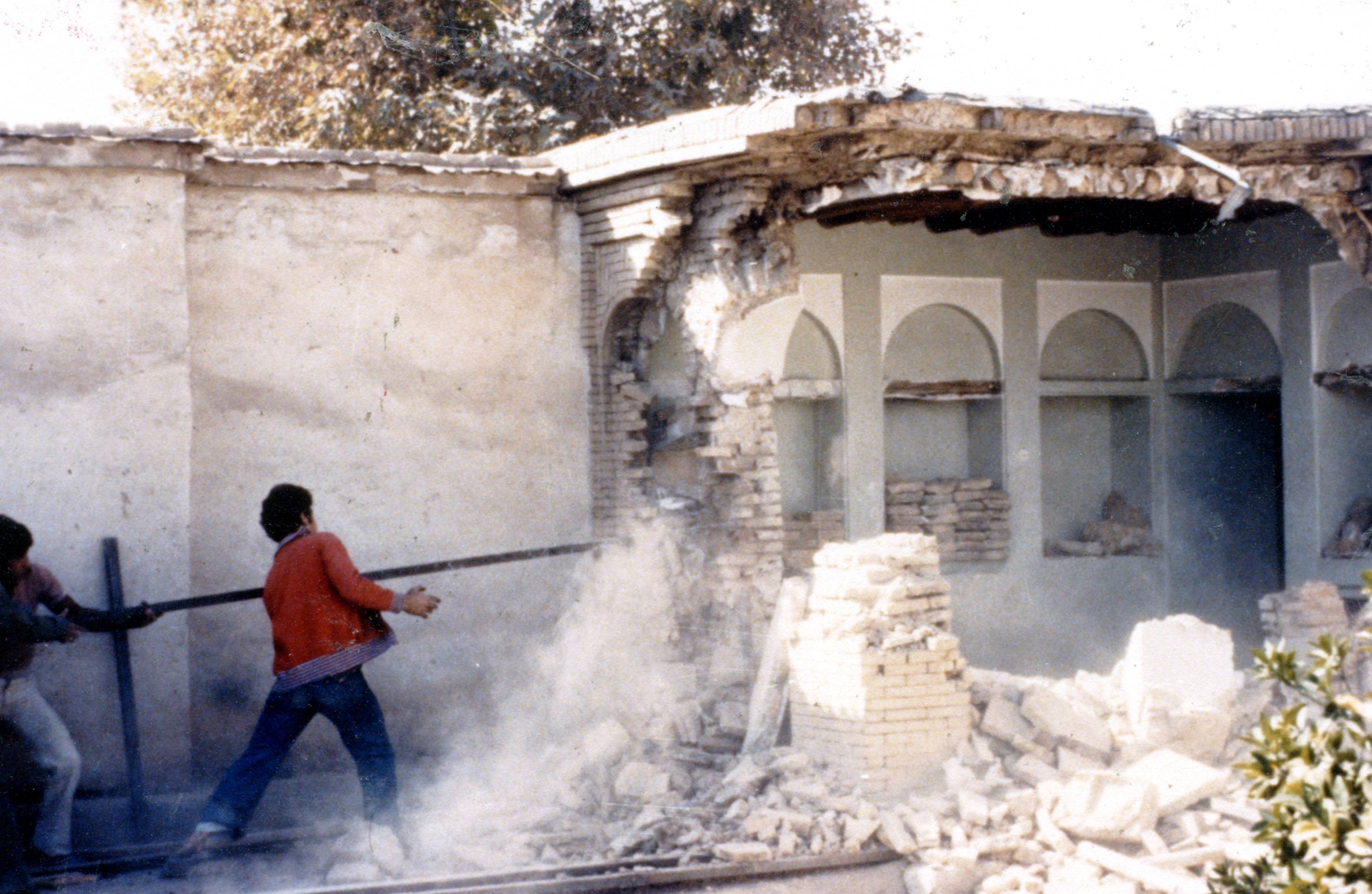 The House of the Báb in Shiraz, one of the most holy sites in the Bahá’í world, was destroyed by Revolutionary Guardsman in 1979 and later razed by the government.