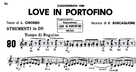 Notes to Love in Portofino