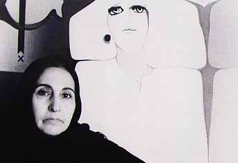 Tali'eh Kamran Painter, b. 1940, Tehran