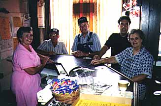 Some Persians (from left): Ruthann McDonald, Larry Watson, Milton Watson, Steve Goodman, Lois Oloff.