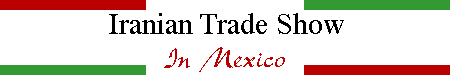 Iranian trade show in Mexico