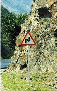Chalus Road Sign