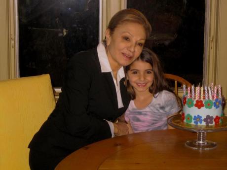HAPPY BIRTHDAY YOUR MAJESTY: Shahbanou & Grandaughter Little Princess Farah 