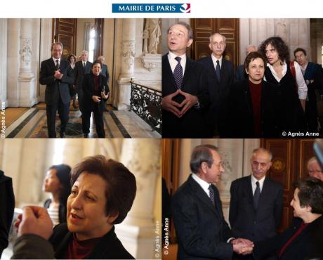 HONORARY PARISIAN: Shirin Ebadi Bestowed Honorary Citizenship of Paris (June 10th, 2010)