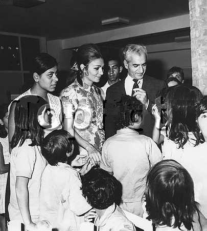 ROYALTY AND THE PEOPLE: Shah and Shahbanou Visit Schoolchildren (1970's)
