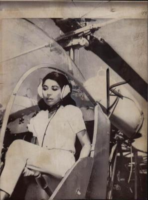 pictory: Princess Fatemeh, Royal Chopper Pilot (1969)