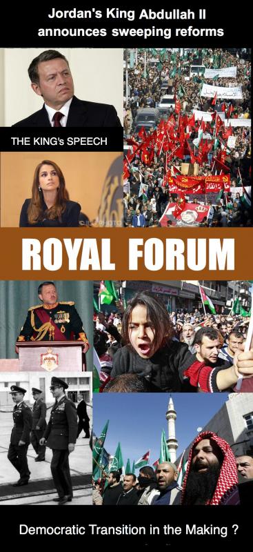 Jordan's King Abdullah II announces sweeping reforms