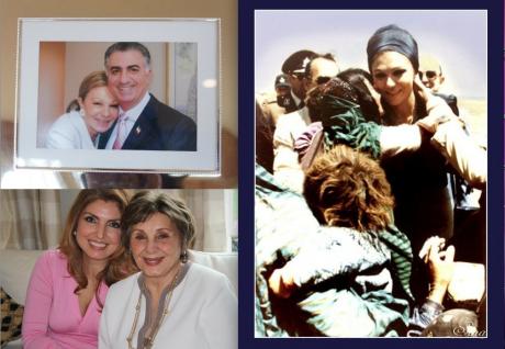 HAPPY MOTHER’s DAY:Crown Prince Reza and Princess Yasmine and their Mums 