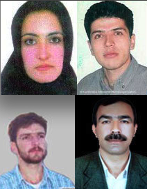 In memory of Kurdish political prisoners Kamangar, Alam Hooli, Vakili,  Heydarian, Eslamian