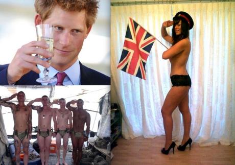 NAKED SALUTE: Soldiers Worldwide FB Strip Campaign in Support to Prince Harry 