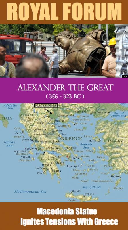 Macedonia's 'Alexander the Great' statue ignites tensions with Greece 