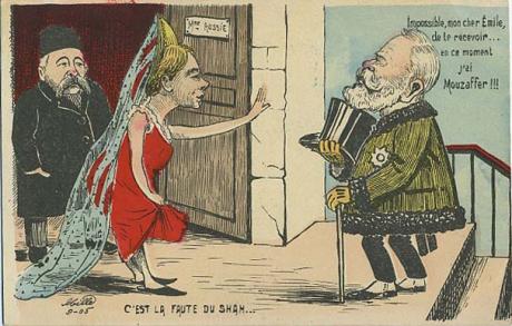 pictory: French Satire "It's the Shah's Fault" (1905)