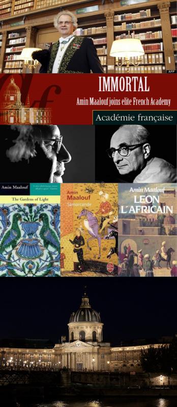 IMMORTAL: Lebanese novelist Amin Maalouf joins elite French Academy 