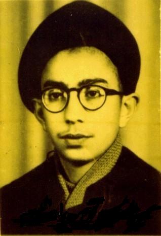 pictory: Young Ali Khamenei as a Student in Theology (year ?)