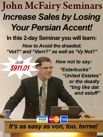 Help Stop Persian Accent