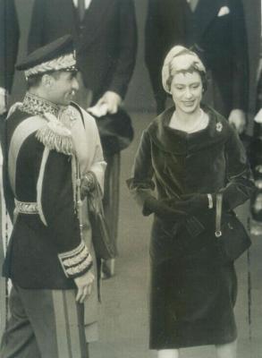 pictory: Shah and Princess Margaret London 1959