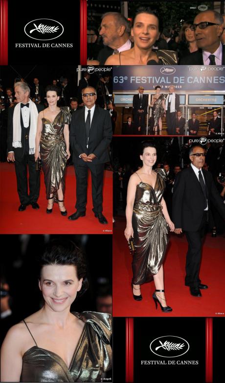 CANNES RED CARPET: "Montée des Marches" for Kiarostami and Cast of Certified Copy