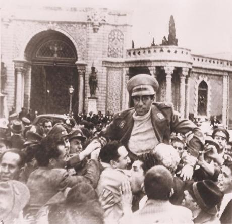 ROYALTY AND THE PEOPLE: Prince Ali Reza Cheered by Rioters (1953)