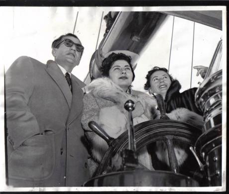 pictory: Love Boat with Shah & Soraya 1954
