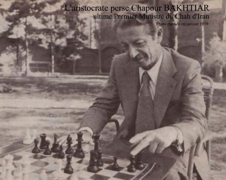 pictory: Shahpour Bakhtiar plays Chess with History (January 1979)