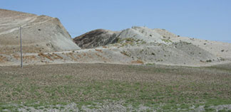 The road to Kalat Naderi