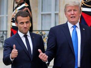 President Macron and Trump