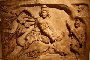 Mithra slaying the bull.