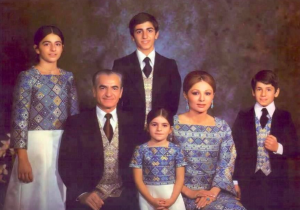 The Pahlavi family - The Shah of Iran, his wife and kids